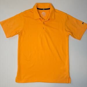 Slazenger Orange Golf Short Sleeve Polo Shirt Kids Medium